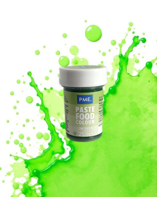 Barwnik spożywczy w ŻELU 25 ml PME LIME GREEN