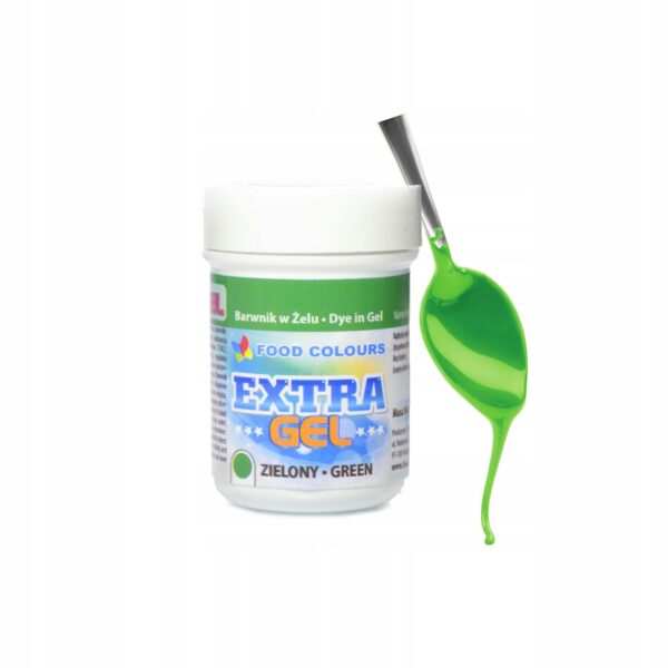 Barwnik EKSTRA w ŻELU ZIELONY 35g Food Colours