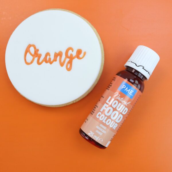 Naturalny Barwnik spożywczy W PŁYNIE 25 ml PME ORANGE - obrazek 3