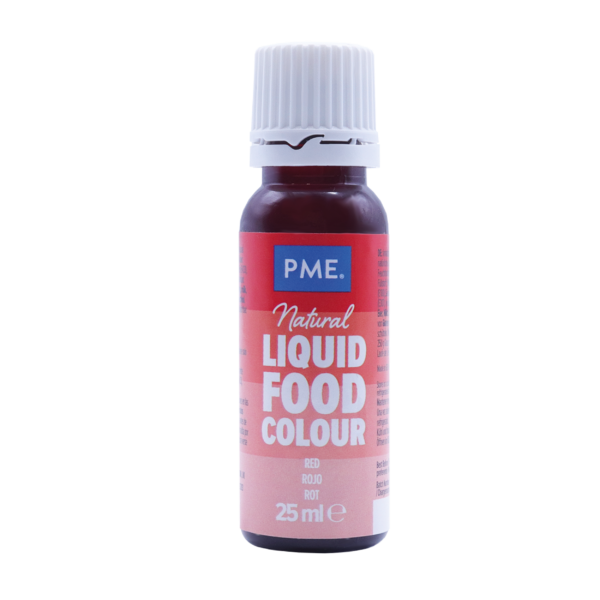Naturalny Barwnik spożywczy W PŁYNIE 25 ml PME Red - obrazek 3
