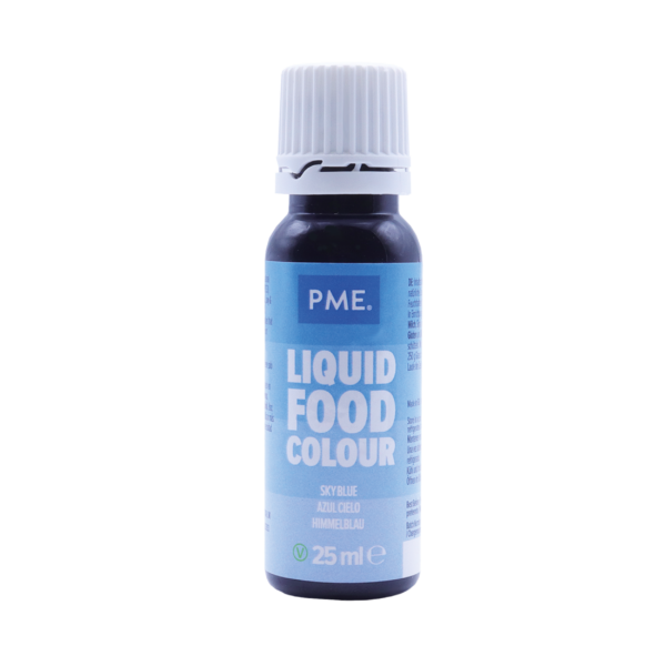 Naturalny Barwnik spożywczy W PŁYNIE 25 ml PME sky blue - obrazek 2