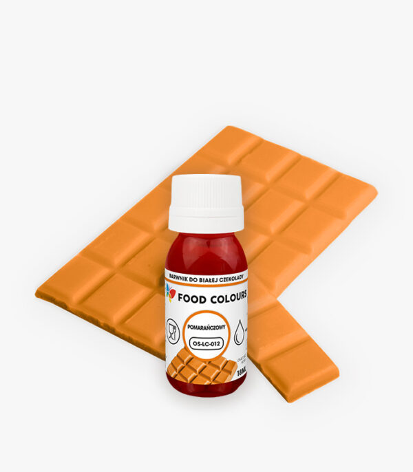 Barwnik do czekolady/mas tłustych POMARAŃCZOWY 18ml