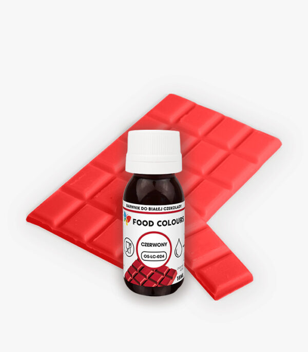 Barwnik do czekolady/mas tłustych CZERWONY 18ml