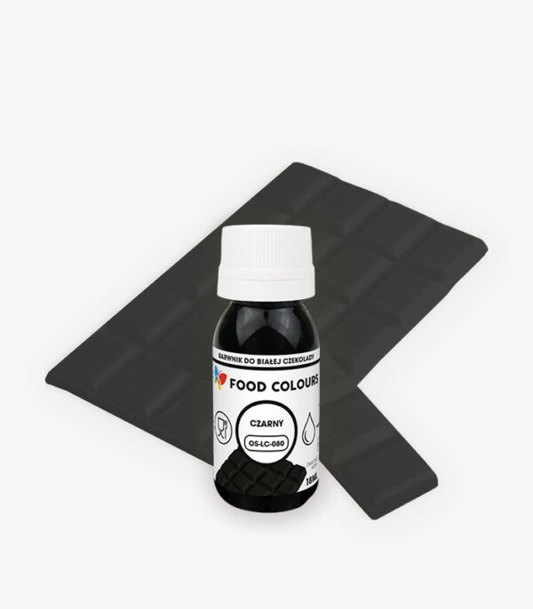 Barwnik do czekolady/mas tłustych CZARNY 18ml