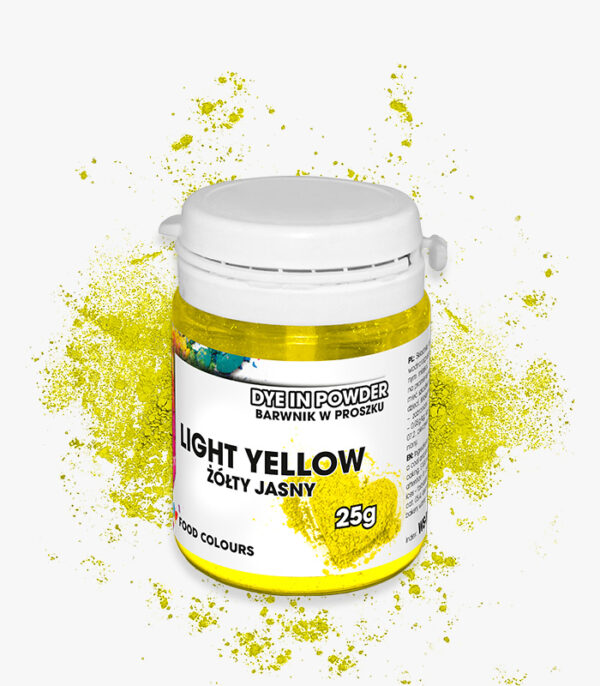 Barwnik w Proszku/Wodnorozpuszczalny-ŻÓŁTY JAS 25g