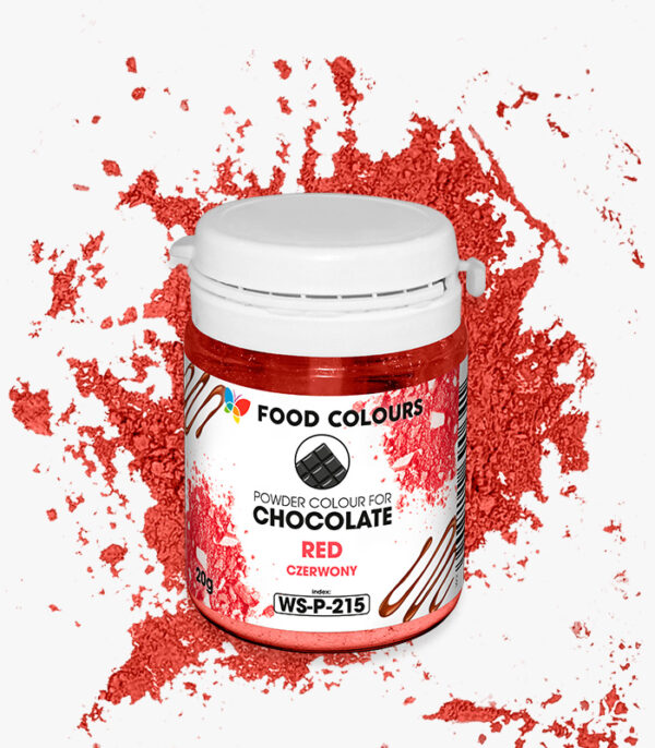 Barwnik w proszku do CZEKOLADY 20g RED/ FC