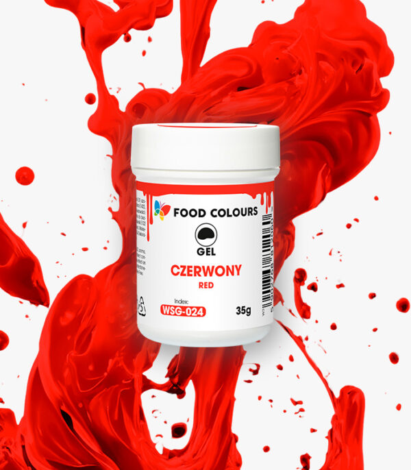Barwnik SPOŻYWCZY W ŻELU - 35g - RED