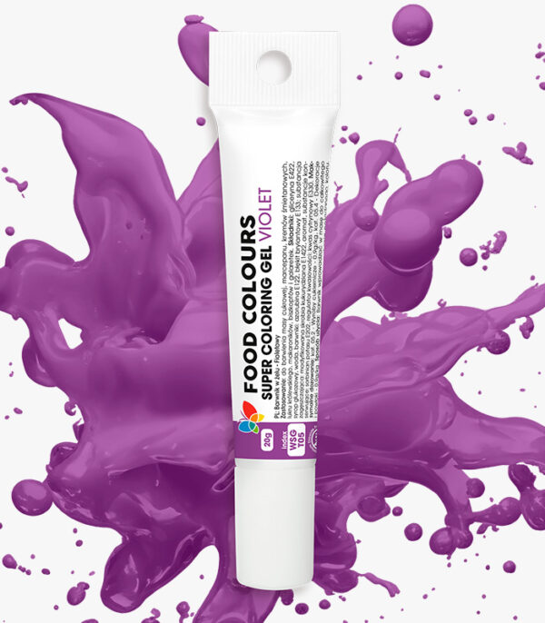 Barwnik Żelowy W TUBCE  20g Fiolet  Food Colours