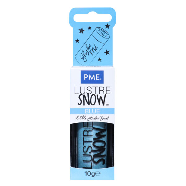 Pył brokatowy LUSTER SNOW BLUE 10g PME - obrazek 3