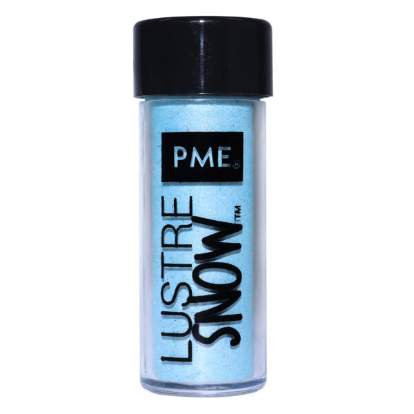 Pył brokatowy LUSTER SNOW BLUE 10g PME - obrazek 2