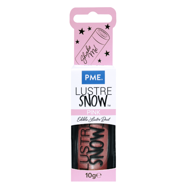 Pył brokatowy LUSTER SNOW PINK 10g PME - obrazek 3