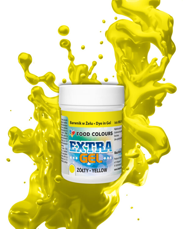 Barwnik EKSTRA w ŻELU  ŻÓŁTY 35g Food Colours