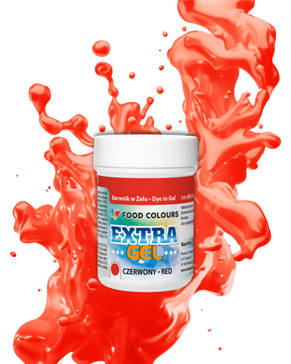 Barwnik EKSTRA w ŻELU CZERWONY 35g Food Colours