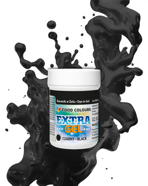 Barwnik EKSTRA w ŻELU CZARNY 35g Food Colours
