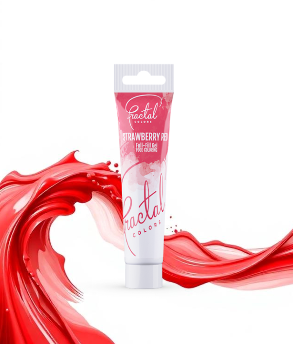 Barwnik w żelu FRACTAL 30 g STRAWBERRY RED