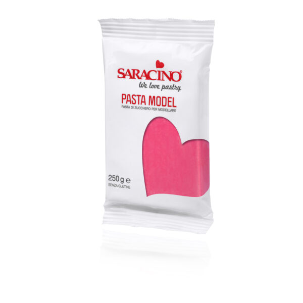 Fuksja masa cukrowa do figurek SARACINO 250g - obrazek 2