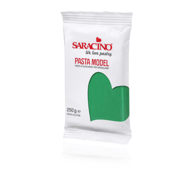 Zielona masa cukrowa do figurek SARACINO 250g - obrazek 2