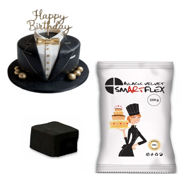 Smartflex- Lukir Plastyczy CZARNY 250g
