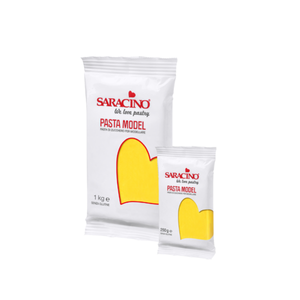 Masa cukrowa do figurek ŻÓŁTA SARACINO 1kg