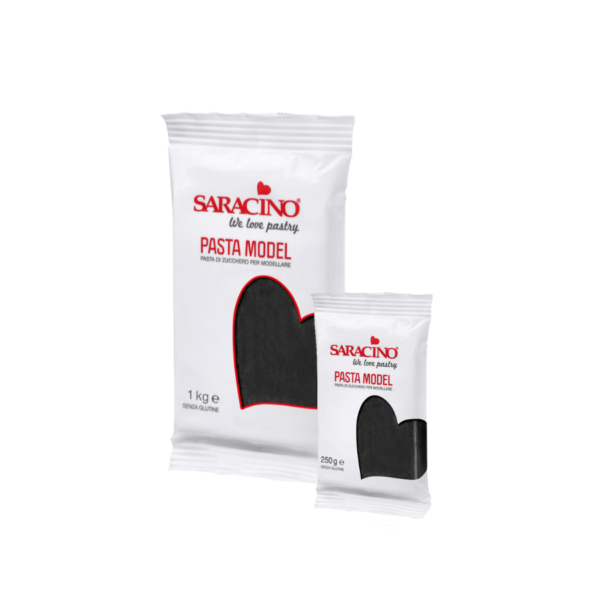 Masa cukrowa do figurek CZARNA SARACINO 1kg