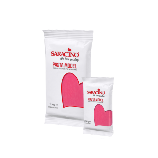 Masa cukrowa do figurek  Fuksja SARACINO 1kg