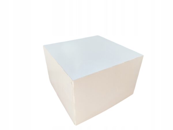 Klejone Białe pudełko cukiernicze na Bento Cake 15*15 H10 cm - obrazek 2