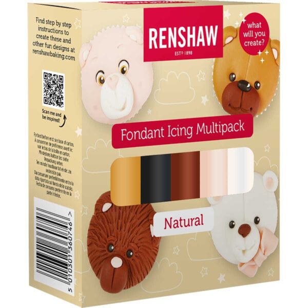 Renshaw - Pasta cukrowa kolorowa MIX 5x100g