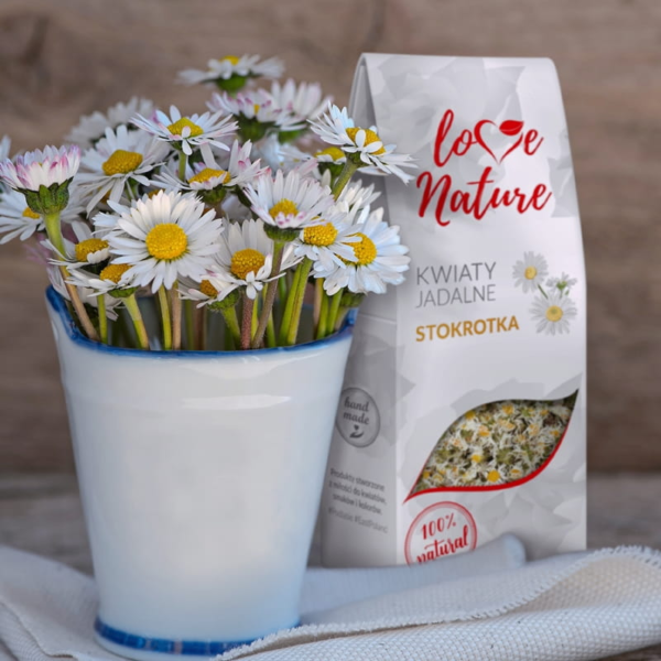 Kwiaty jadalne - Love Nature  stokrotka kwiat  15g