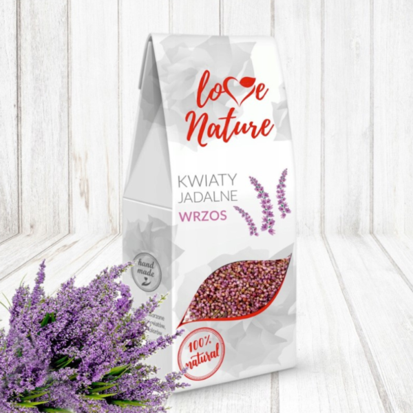 Kwiaty jadalne - Love Nature - wrzos kwit 20 g