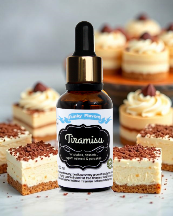 Funky Flavors Tiramisu 30ml Aromat bez cukru