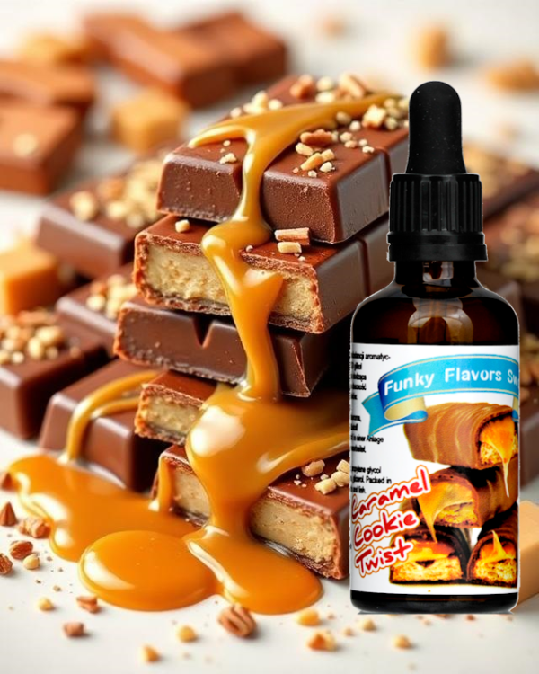 Funky Flavors Sweet Caramel Cookie Twist 50ml Aromat słodzony