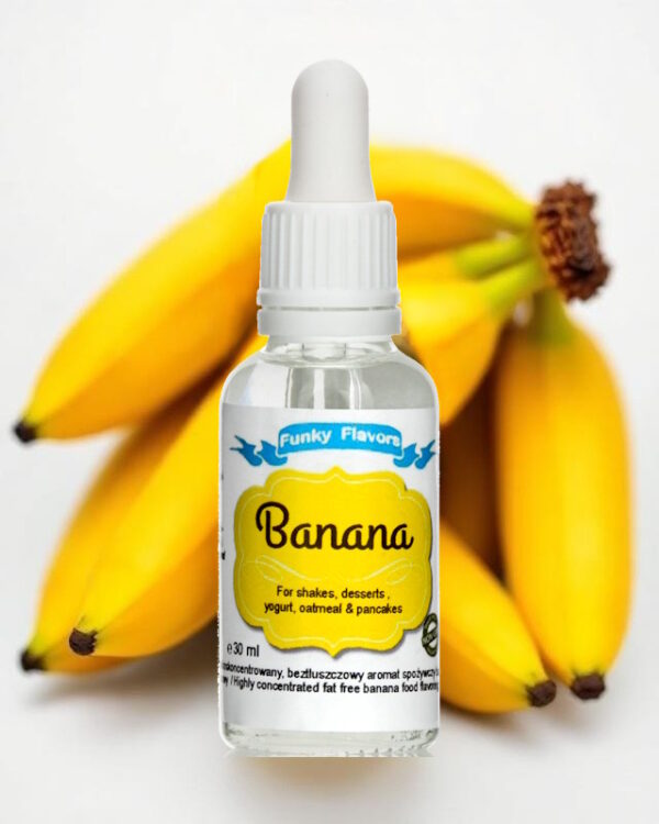 Funky Flavors Basic Banana 30ml Aromat bez cukru
