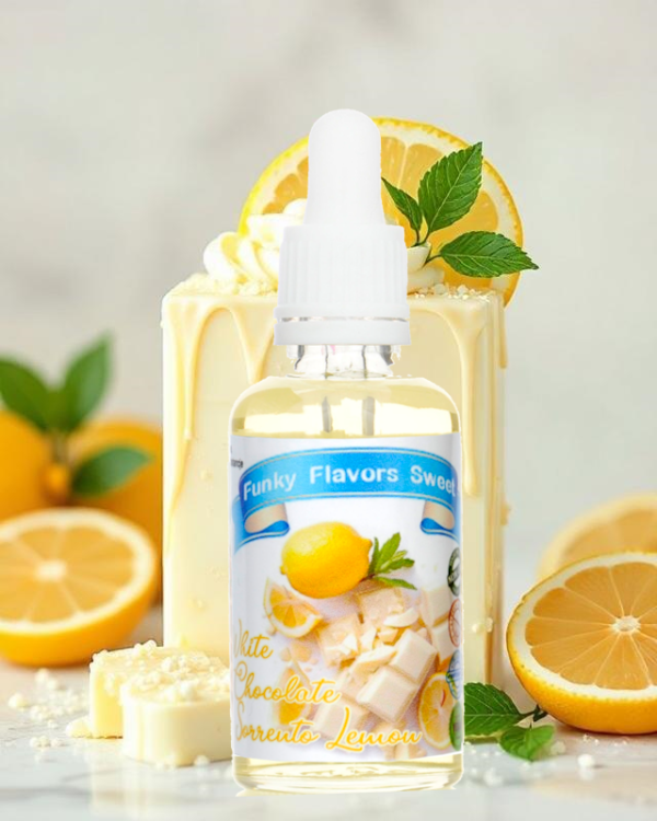 Funky Flavors  White Chocolate; Sorrento Lem 50 ml Aromat słodzony