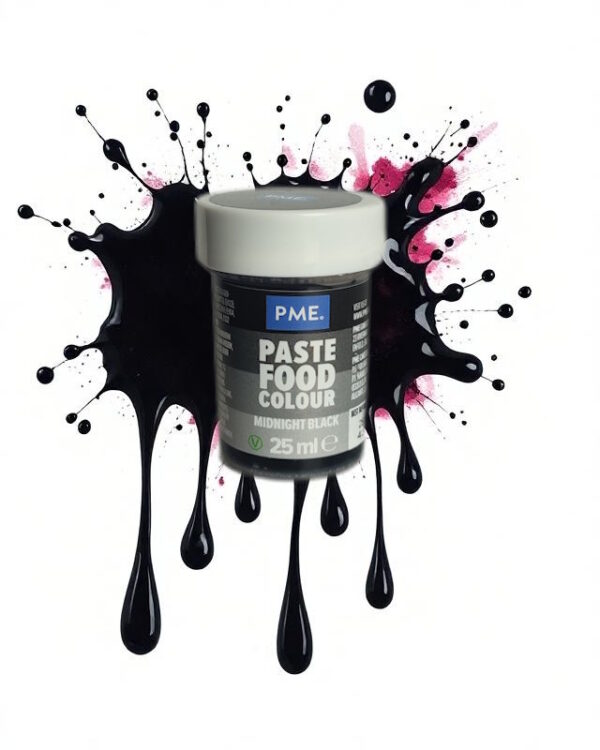 Barwnik spożywczy w ŻELU 25 ml PME BLACK