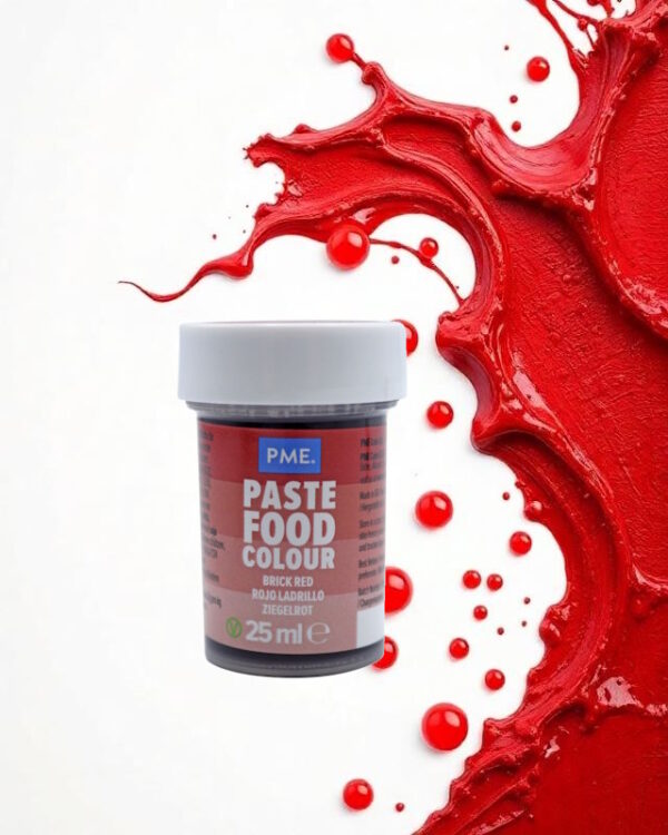 Barwnik spożywczy w żelu 25 ml PME BRICK RED
