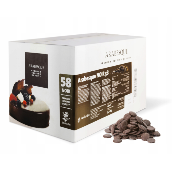 Czekolada deserowa Belgijska Arabesjue  58% 1 kg
