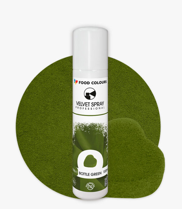 VELVET/ZAMSZ w SPREJU 250 ML BOTTLE GREEN