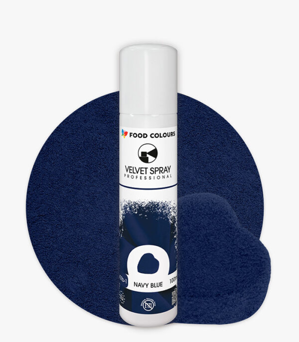 Zamsz/Velvet Sprej - Food Colours NAVY BLUE 100ml