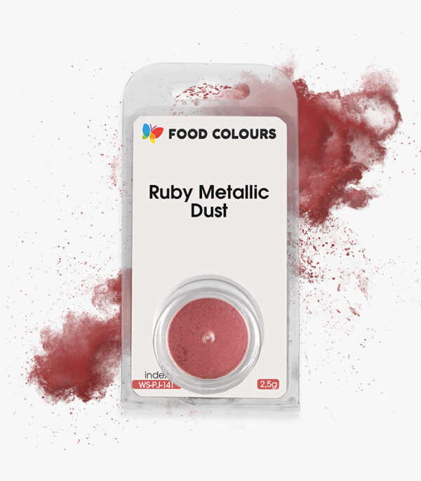 Barwnik  w proszku Rubi Metallic Dust 2,5g