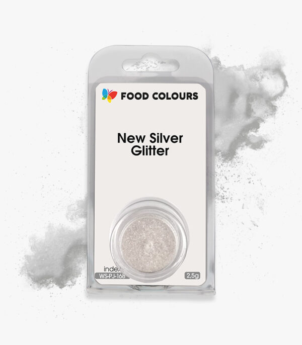 Barwnik SREBRNY w proszku New Silver Glitter 2,5g