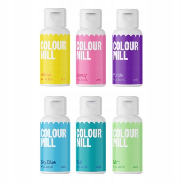 Zestaw Barwników Olejowych Colour Mill 20ml 6 szt