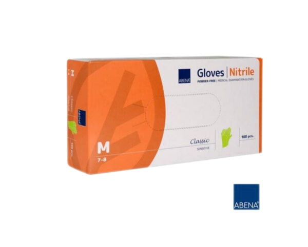 RĘKAWICE M nitrylowe zielone 100 pcs