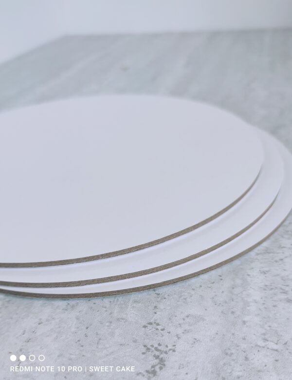 Podkład pod Tort Biały 20cm grób.3 mm PME - obrazek 5