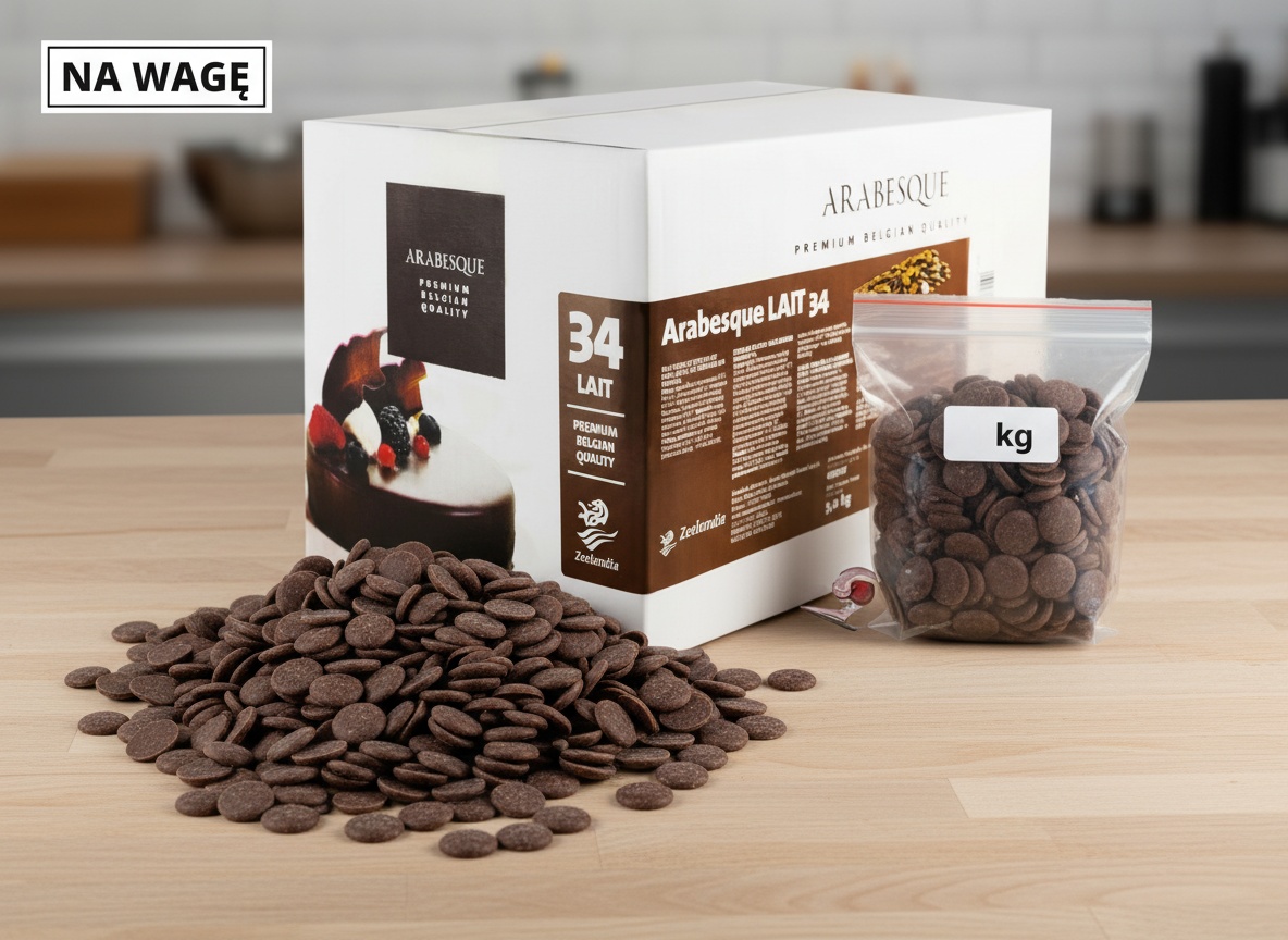 Belgijska Arabesque 34% Czekolada deserowa 0,250g