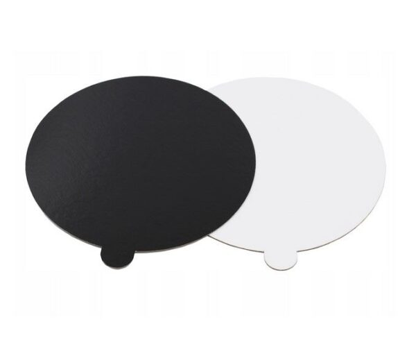 Podkład/Bankietówka pod monoporcje Fi 10cm/50szt Biało-czarna - obrazek 2