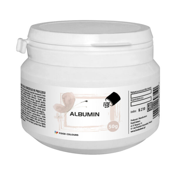 ALBUMINA - BIAŁKO W PROSZKU 50g Food Colours
