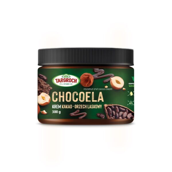 Krem CHOCOELA z orzechów laskowych i kakao
