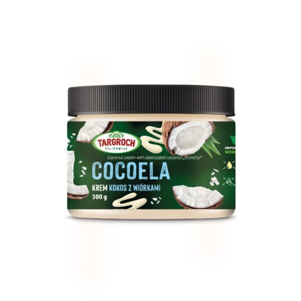 Krem COCOELA - kokosowy z wiórkami (300 g)