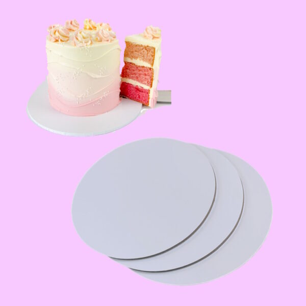 Podkład pod Tort Biały 20cm grób.3 mm PME