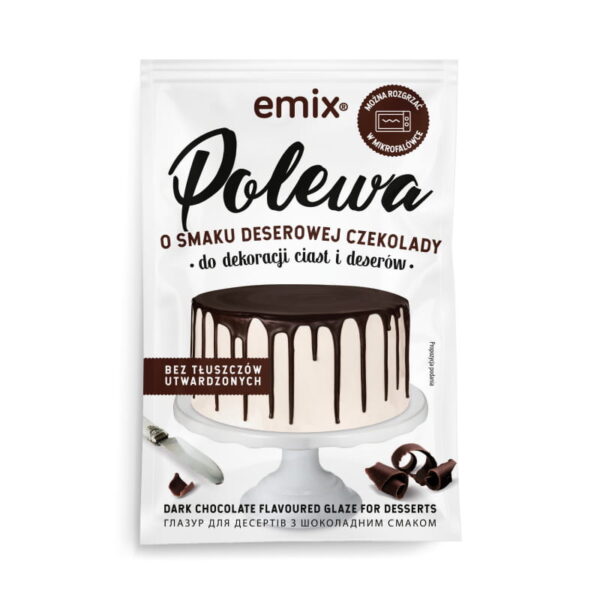 Polewa deserowa czekolada EMIX 100g (1 op)